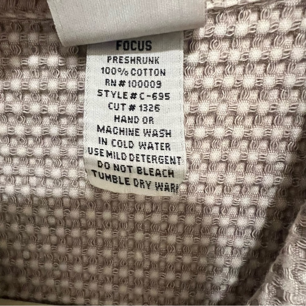 Focus Waffle  Beige Button-Up Jacket - Picture 7 of 10